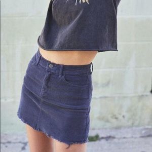 Brandy Melville Purple Corduroy Skirt